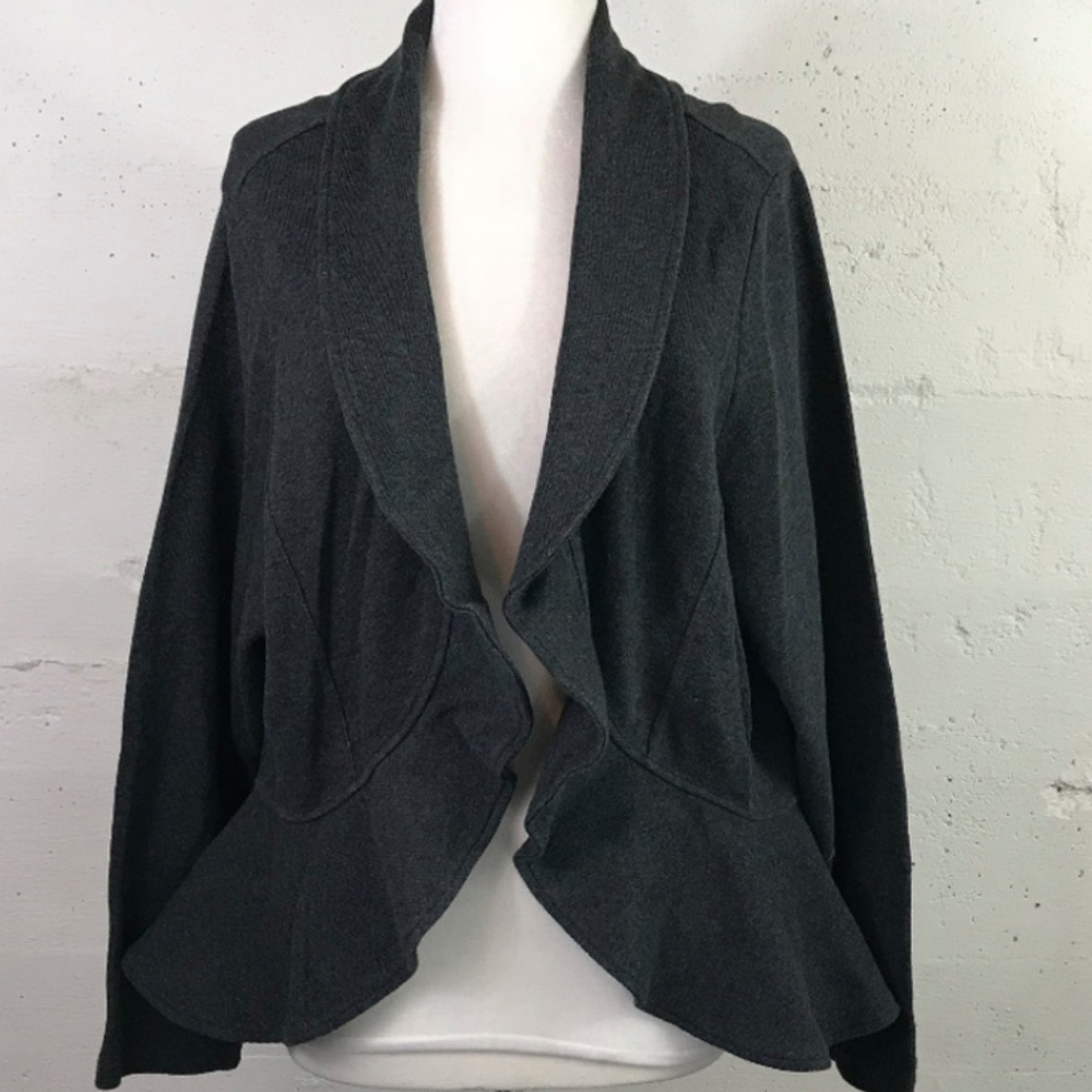 Torrid cotton waterfall fitted jacket